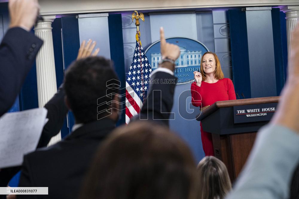 Press Secretary Jen Psaki Delivers Daily Press Briefing