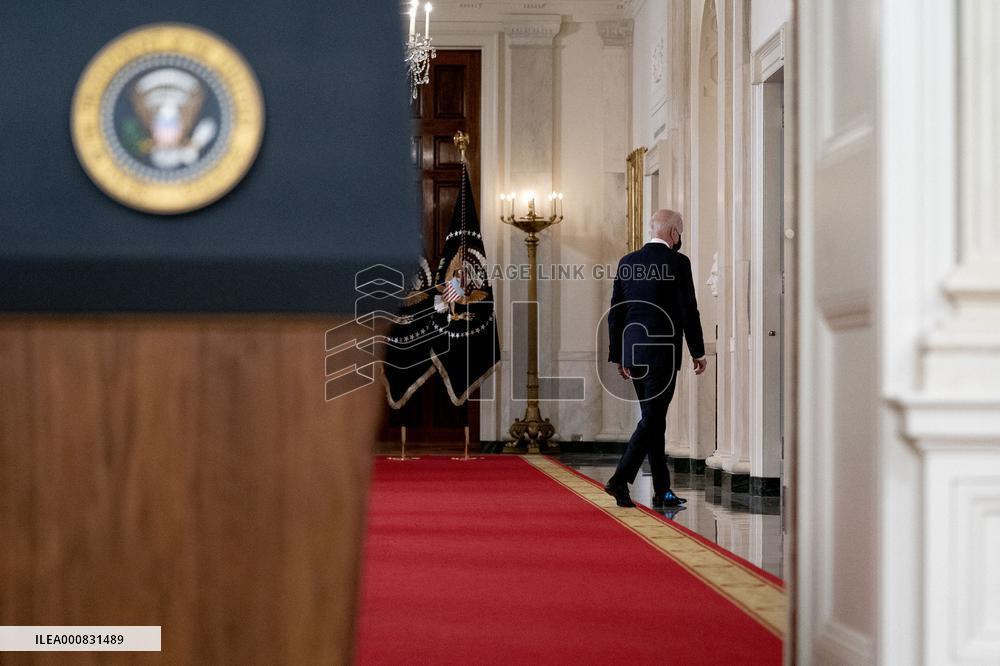 President Biden Delivers Remarks On Ending War In Afghanistan