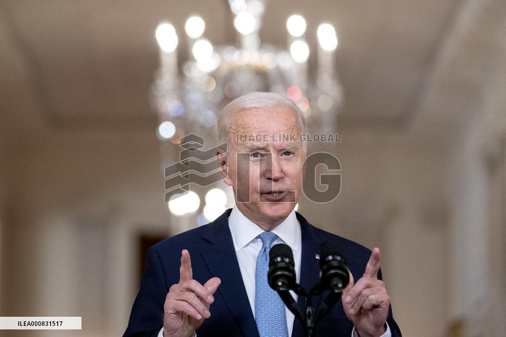 President Biden Delivers Remarks On Ending War In Afghanistan
