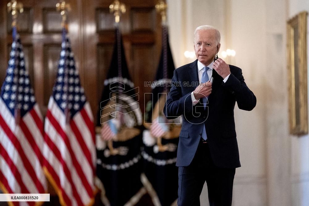 President Biden Delivers Remarks On Ending War In Afghanistan