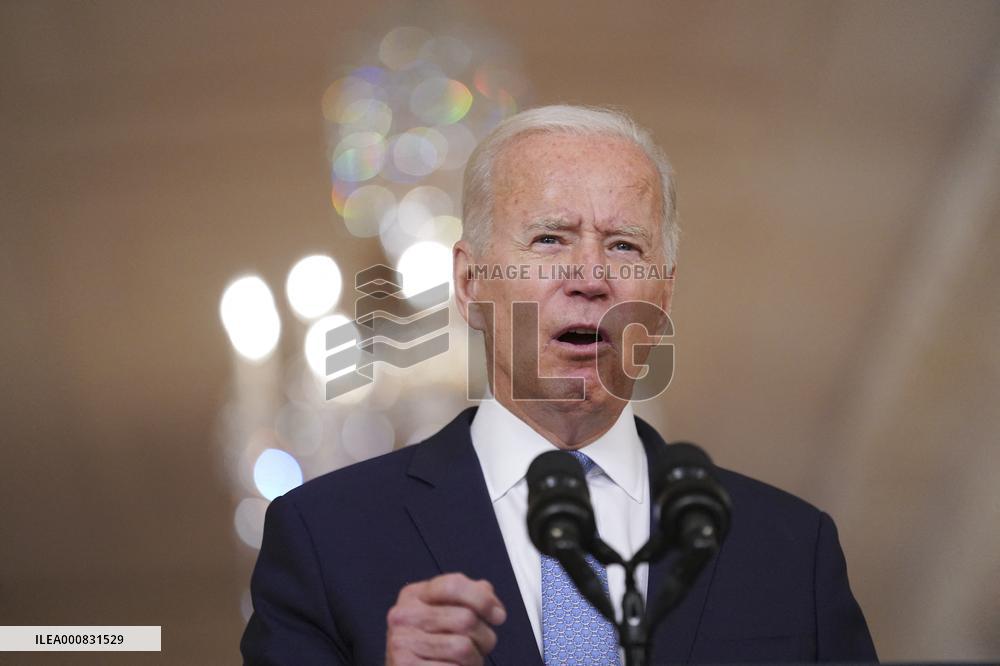 President Biden Defends Afghan Exit - Washington