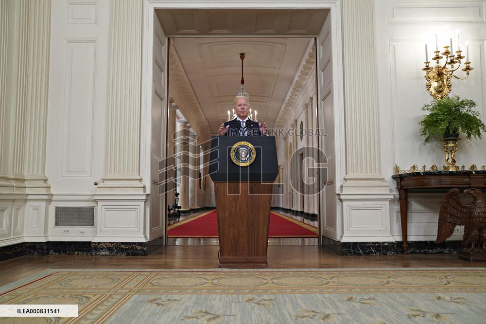 President Biden Defends Afghan Exit - Washington
