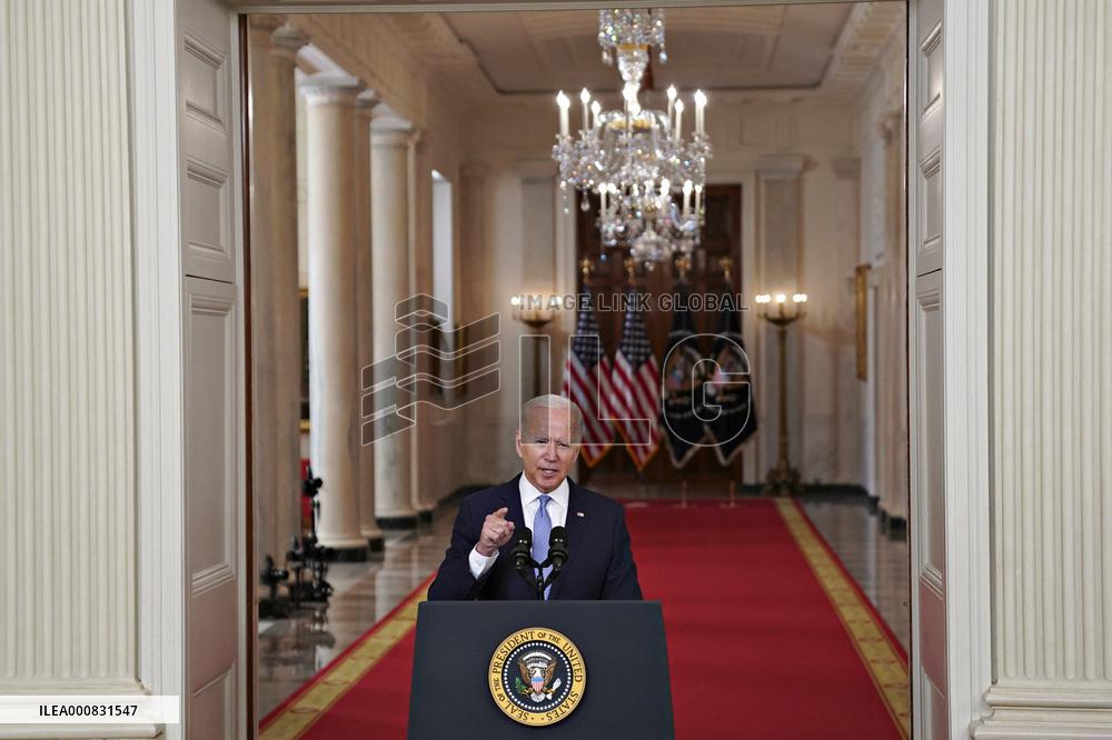 President Biden Defends Afghan Exit - Washington