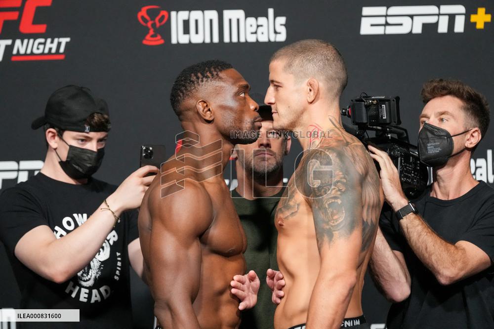 UFC Vegas 36 Weigh-In - Las Vegas