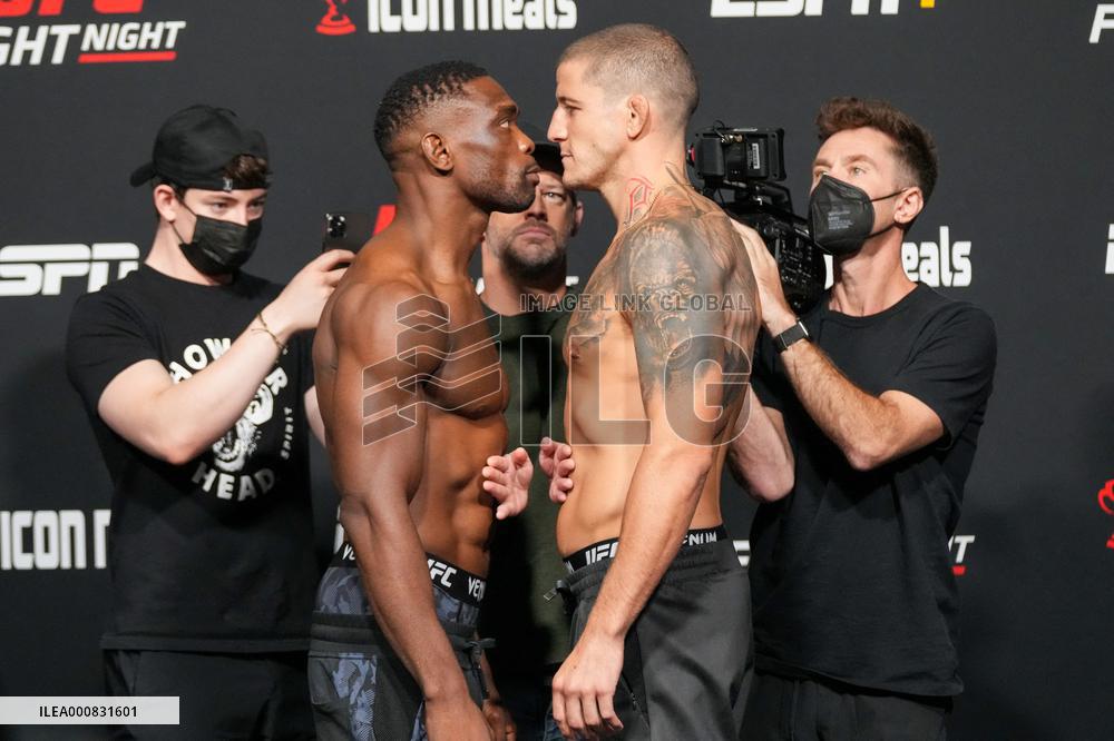 UFC Vegas 36 Weigh-In - Las Vegas