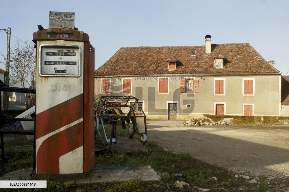 Shops Closed In The French Countryside - France