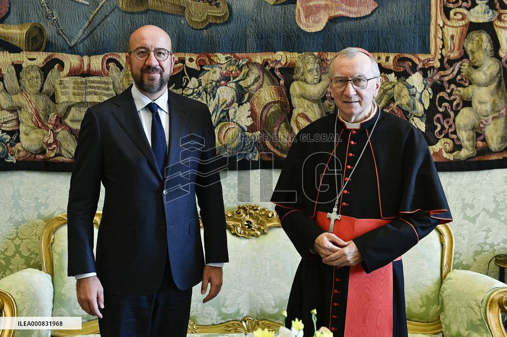 Pope Francis Meets Charles Michel - Vatican