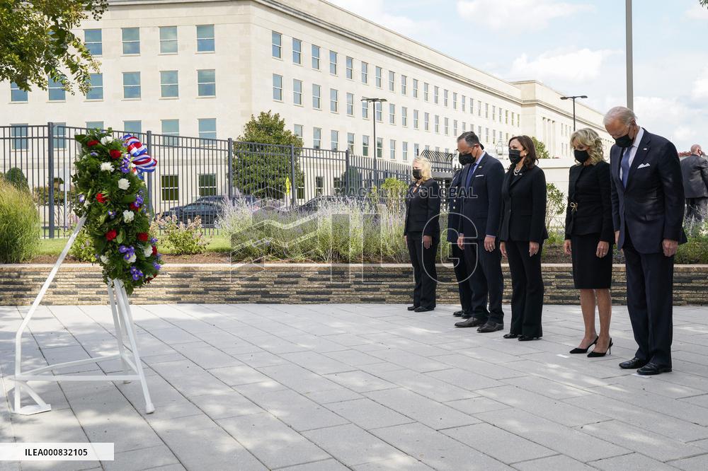 Joe Biden at Pentagon 9/11 ceremony - Washington