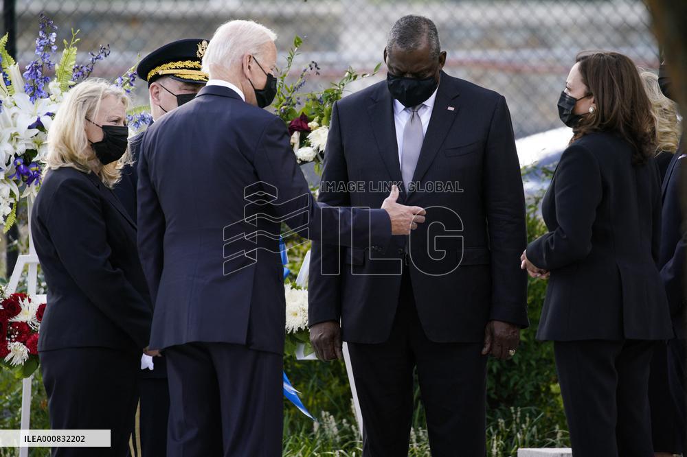 Joe Biden at Pentagon 9/11 ceremony - Washington