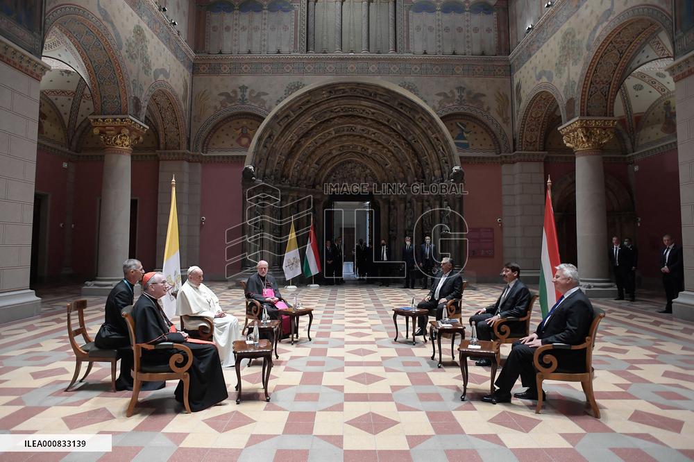 Pope Francis Meets With Viktor Orban - Budapest