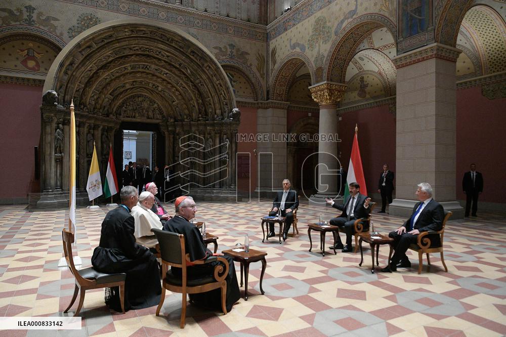 Pope Francis Meets With Viktor Orban - Budapest