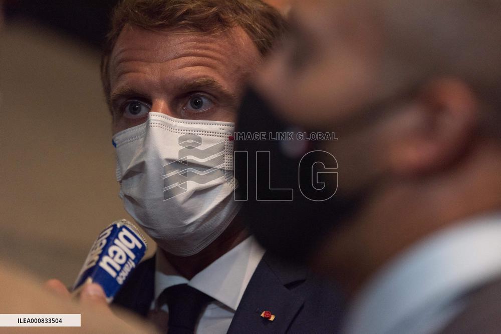 President Macron At Sea Economy Meeting - Nice