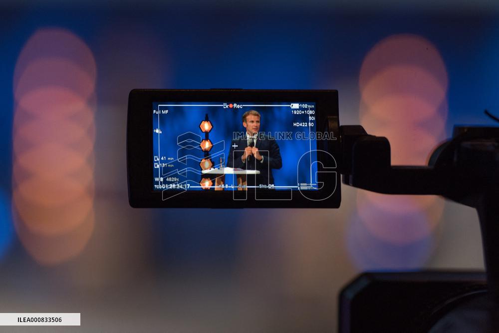 President Macron At Sea Economy Meeting - Nice