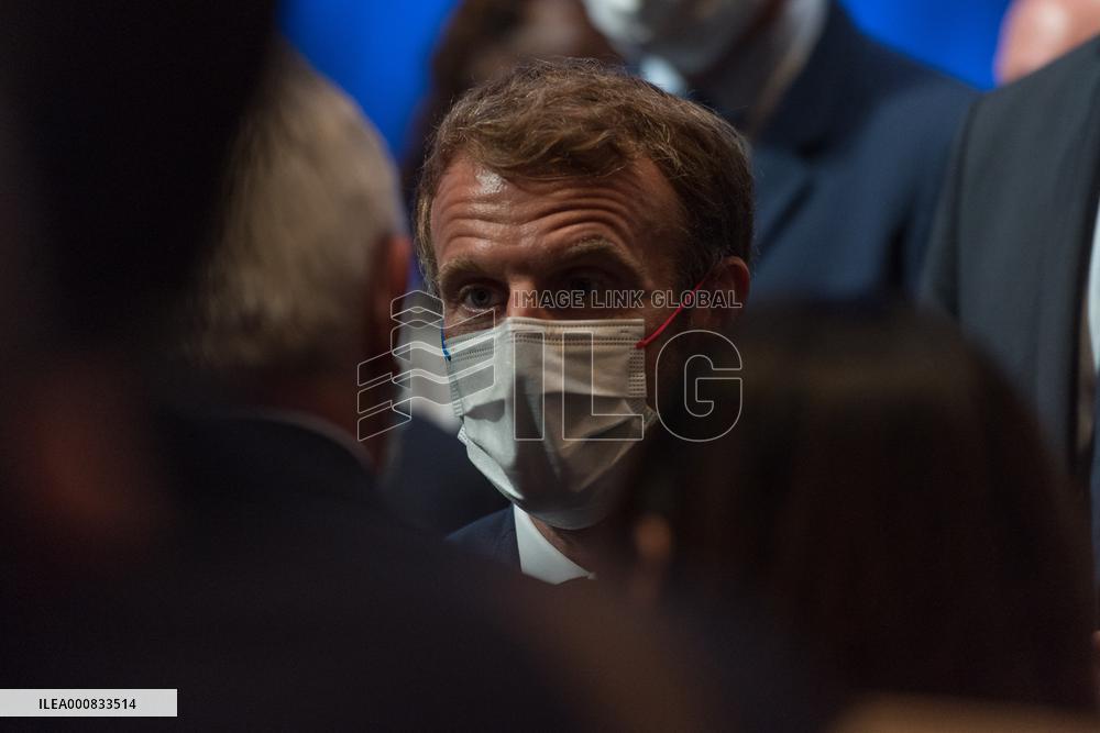 President Macron At Sea Economy Meeting - Nice