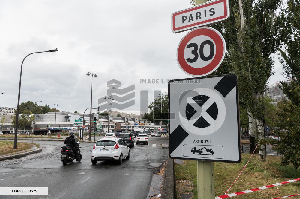 Illustration 30 kmph - Paris