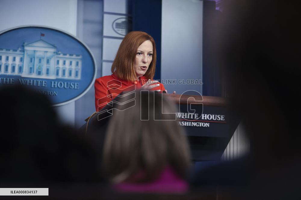 Press Secretary Jen Psaki At Daily Briefing