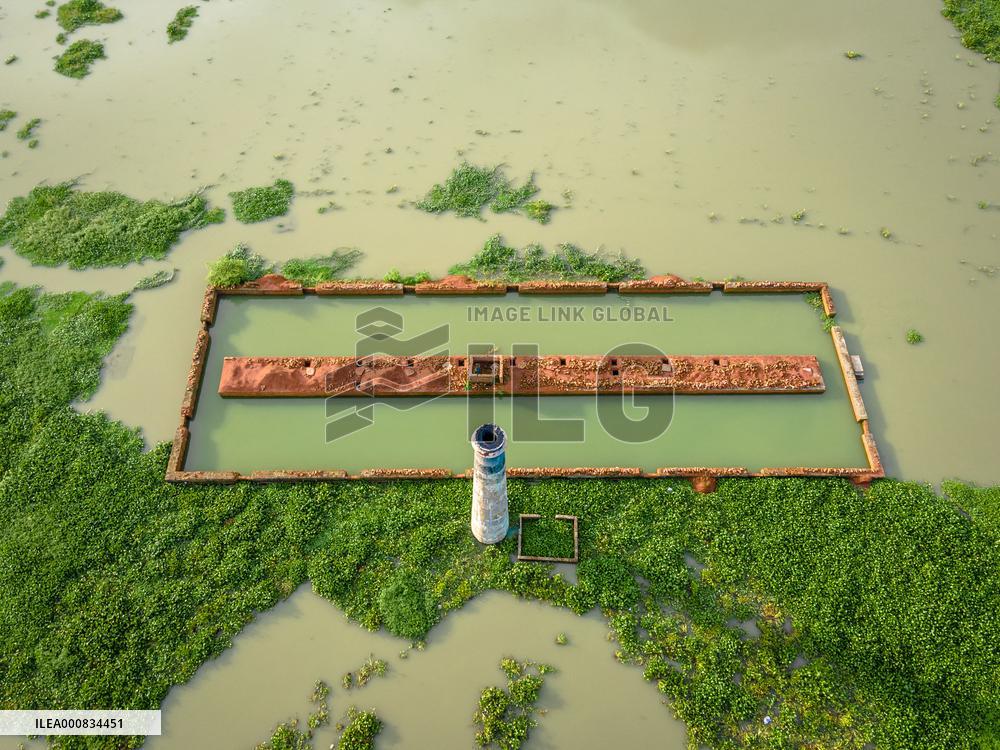 Brick Factories Flooded Due To Heavy Rains - Bangladesh