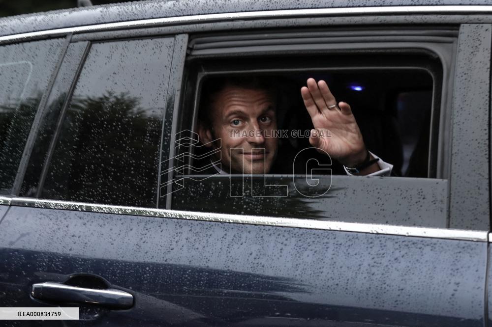 President Macron Visits The House Of Marcel Proust - Illiers-Combray