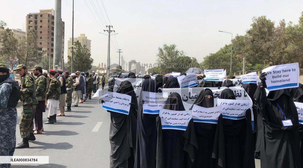 Pro Taliban Women March - Kabul
