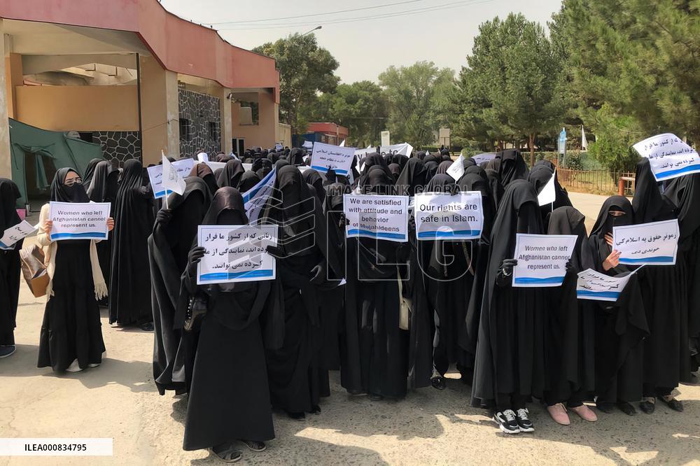 Pro Taliban Women March - Kabul