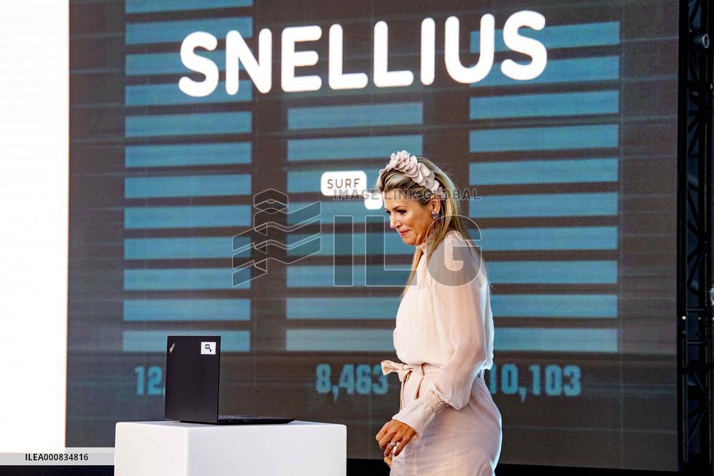 Queen Maxima At Opening National Supercomputer Snellius - Amsterdam