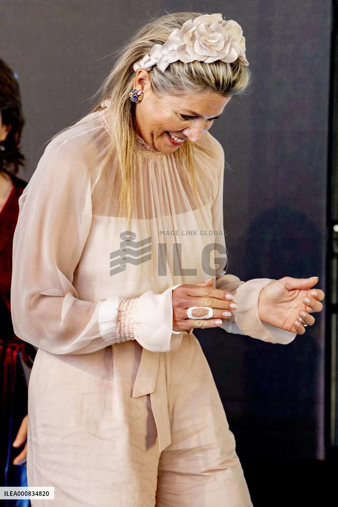 Queen Maxima At Opening National Supercomputer Snellius - Amsterdam