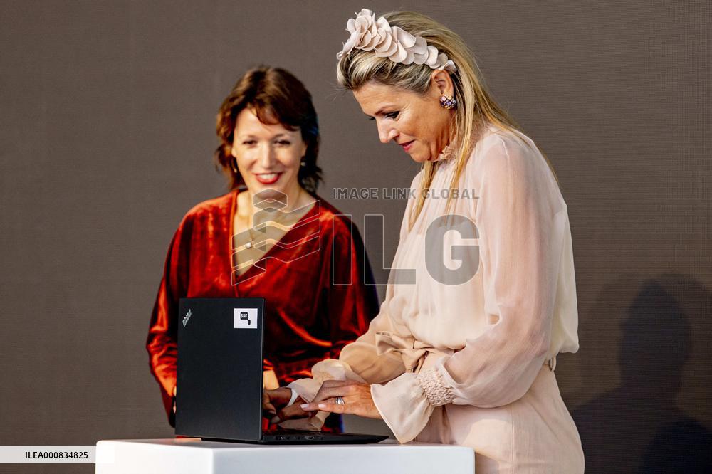 Queen Maxima At Opening National Supercomputer Snellius - Amsterdam