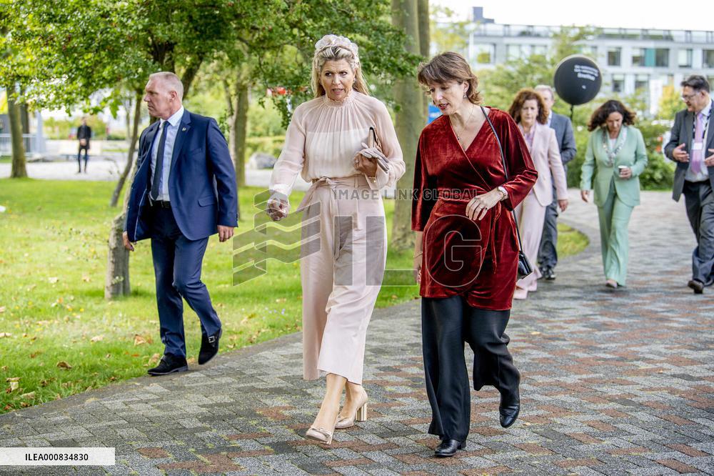 Queen Maxima At Opening National Supercomputer Snellius - Amsterdam