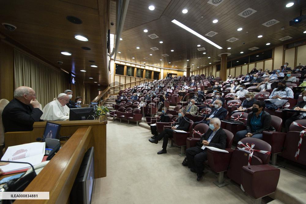 Pope Francis During Audience - Vatican