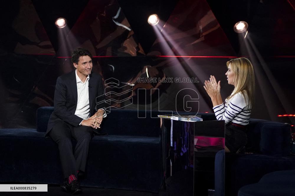 Justin Trudeau TV Appearance - Quebec
