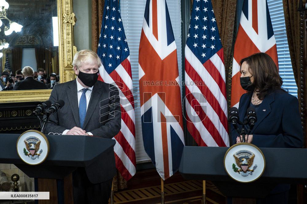 VP Harris and Prime Minister Boris Johnson Meet