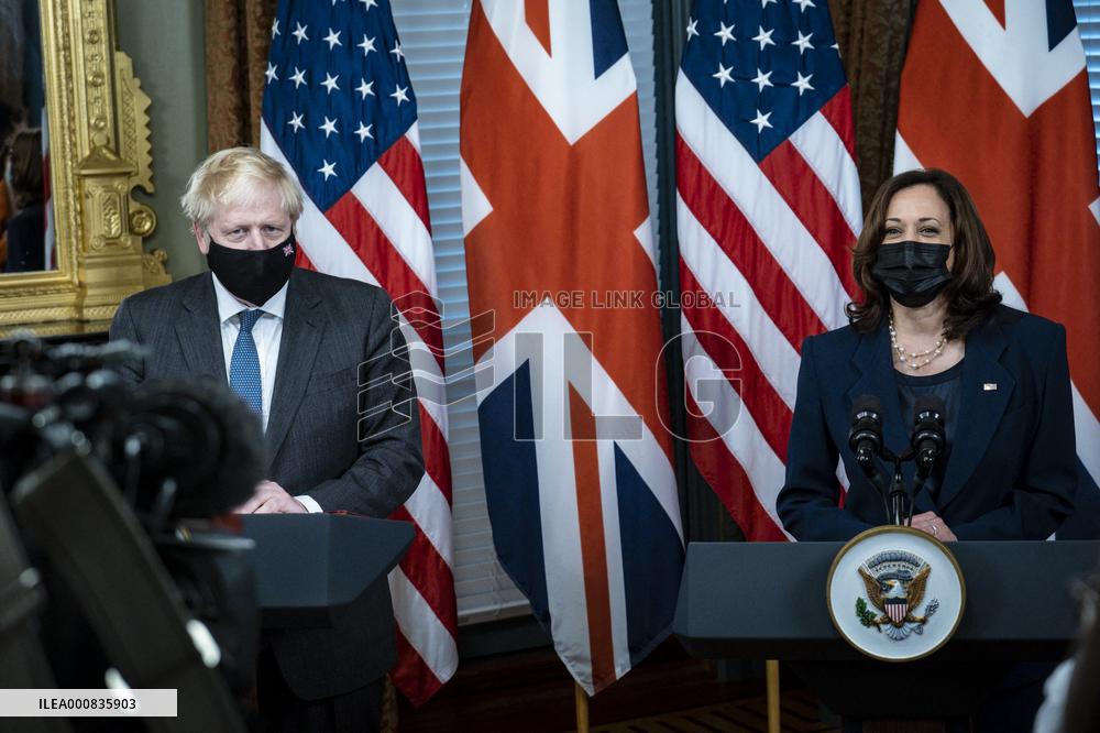VP Harris and Prime Minister Boris Johnson Meet