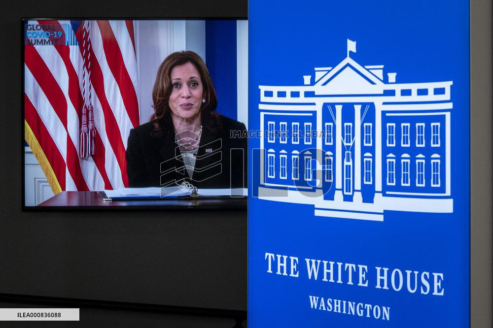 Vice President Kamala Harris Leads a Virtual COVID Summit