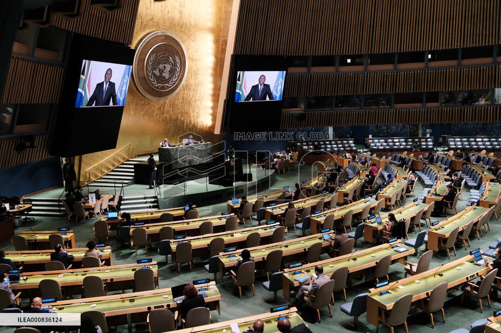 76th Session of the U.N. General Assembly - NYC