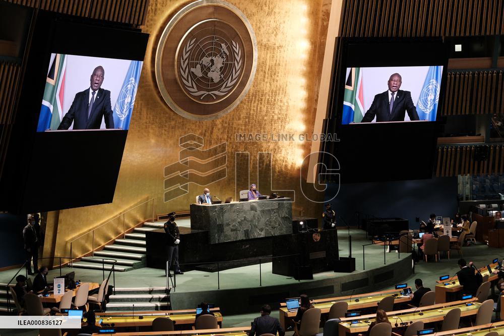 76th Session of the U.N. General Assembly - NYC