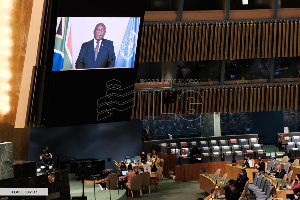 76th Session of the U.N. General Assembly - NYC