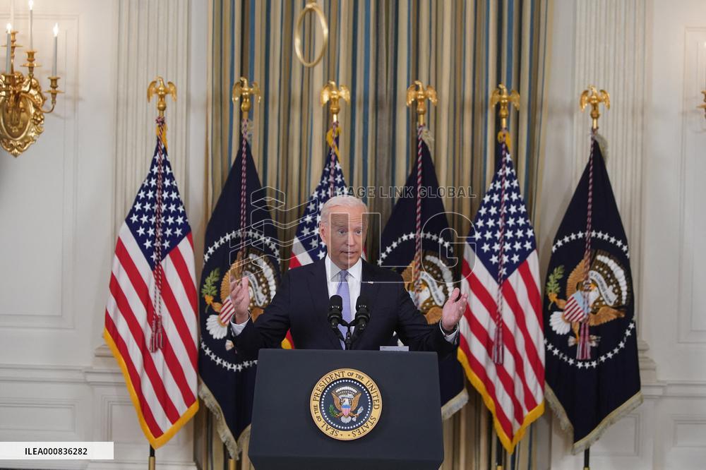 President Biden Delivers Remarks On Covid-19 And Vaccination