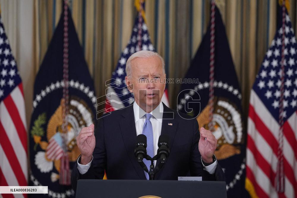 President Biden Delivers Remarks On Covid-19 And Vaccination