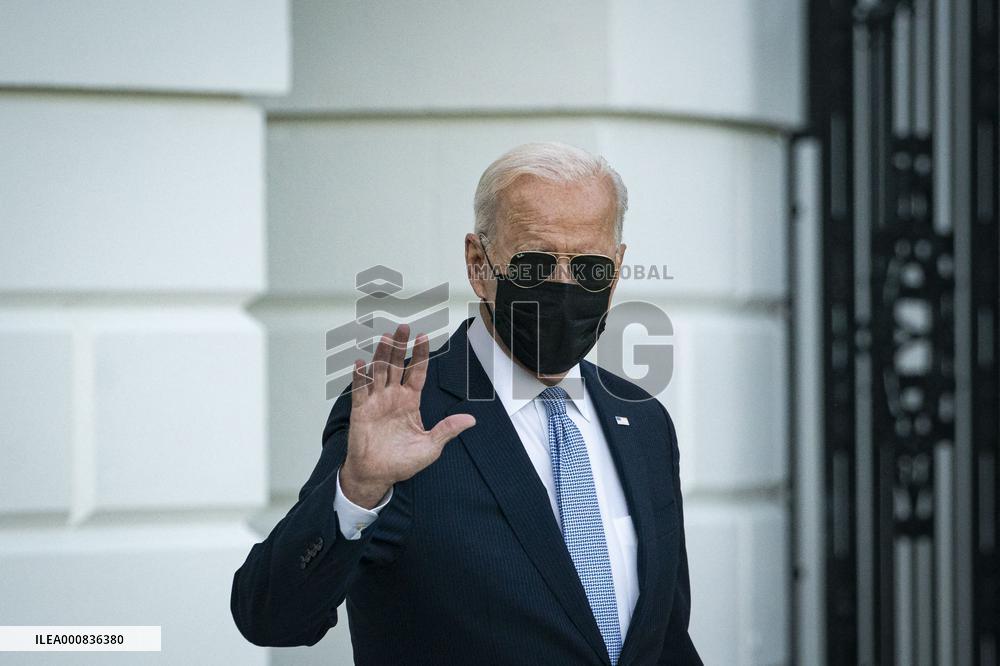President Biden Departs The White House - Washington