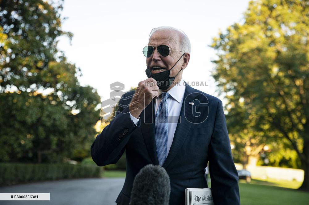 President Biden Departs The White House - Washington