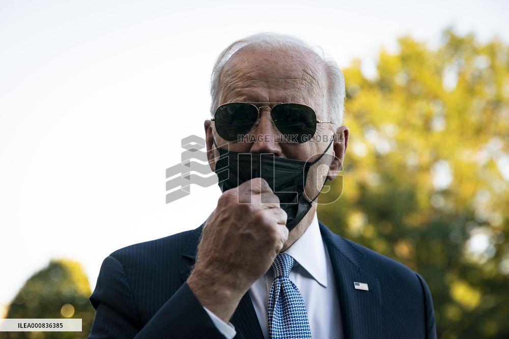 President Biden Departs The White House - Washington