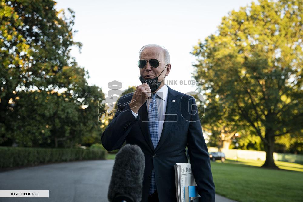 President Biden Departs The White House - Washington