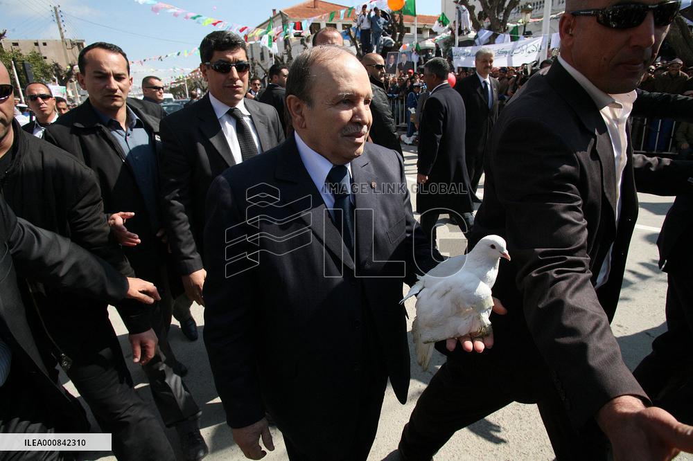 File - Abdelaziz Bouteflika