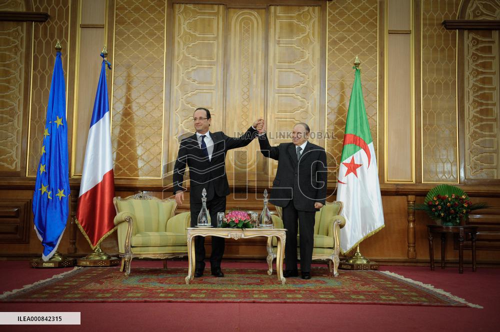 President Hollande Dr Honoris Causa Of Tlemcen University