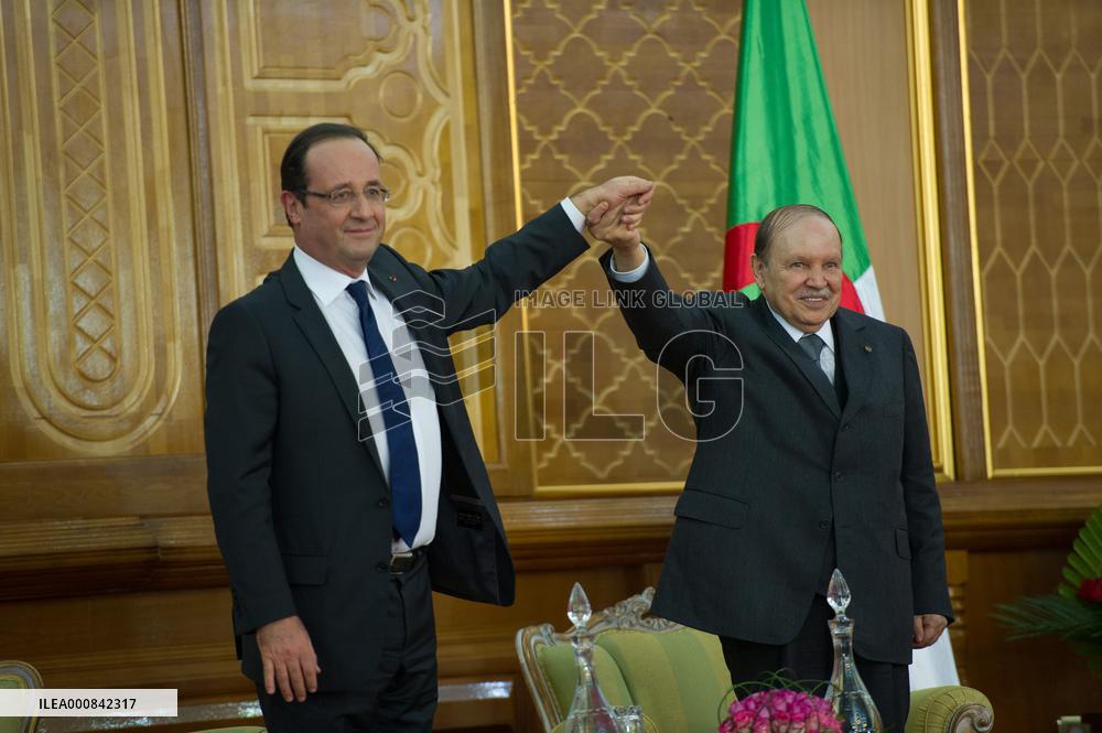 President Hollande Dr Honoris Causa Of Tlemcen University
