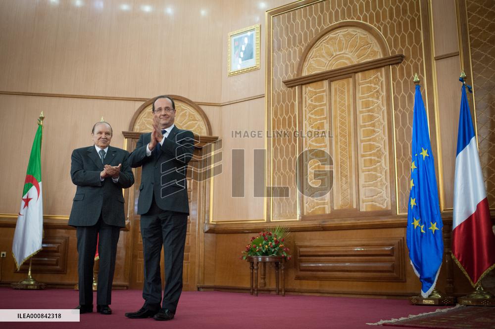 President Hollande Dr Honoris Causa Of Tlemcen University