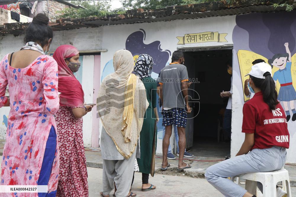 Vaccination drive in New Delhi - India