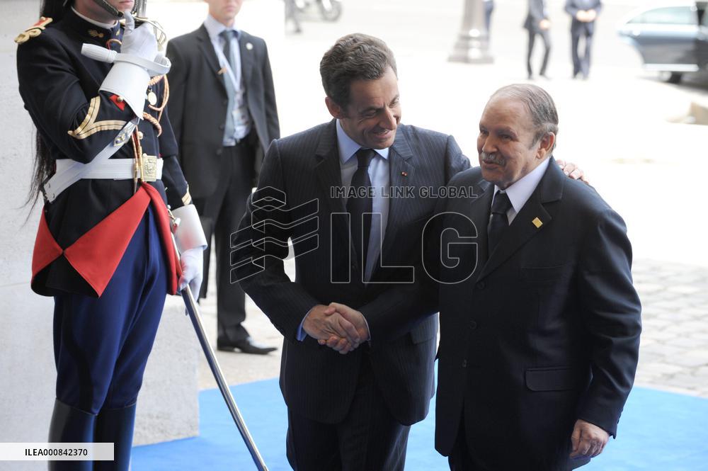 Opening of Paris' Union for the Mediterranean founding summit