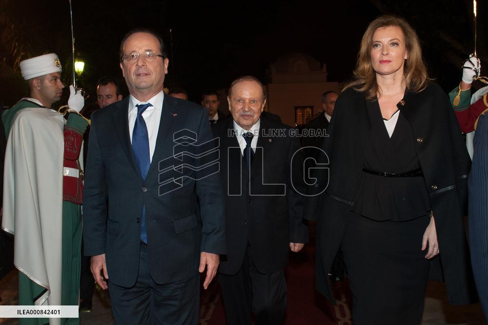 President Hollande Visits Algeria - State Dinner - Algiers