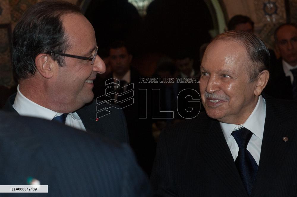 President Hollande Visits Algeria - State Dinner - Algiers